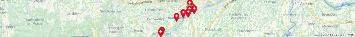Map view for Pharmacies emergency services nearby Edt bei Lambach (Wels  (Land), Oberösterreich)